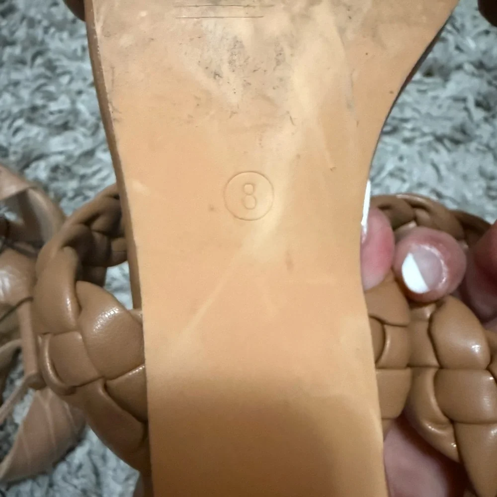 Sincerely Jules Tan Braided Women's Sandals - Picture 11 of 12